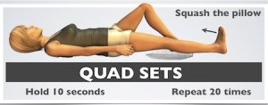 Quadriceps sets